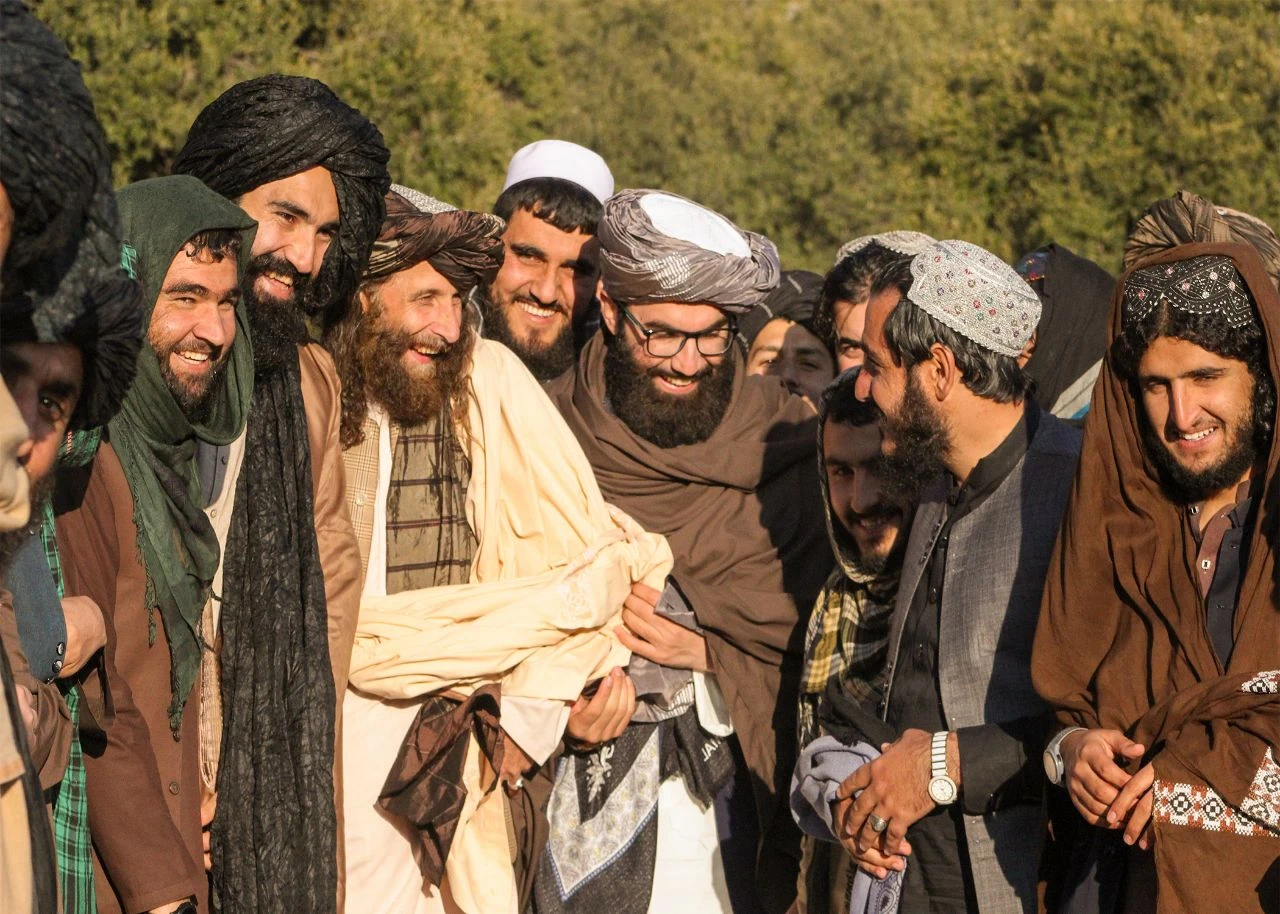 Community gathering in Afghanistan